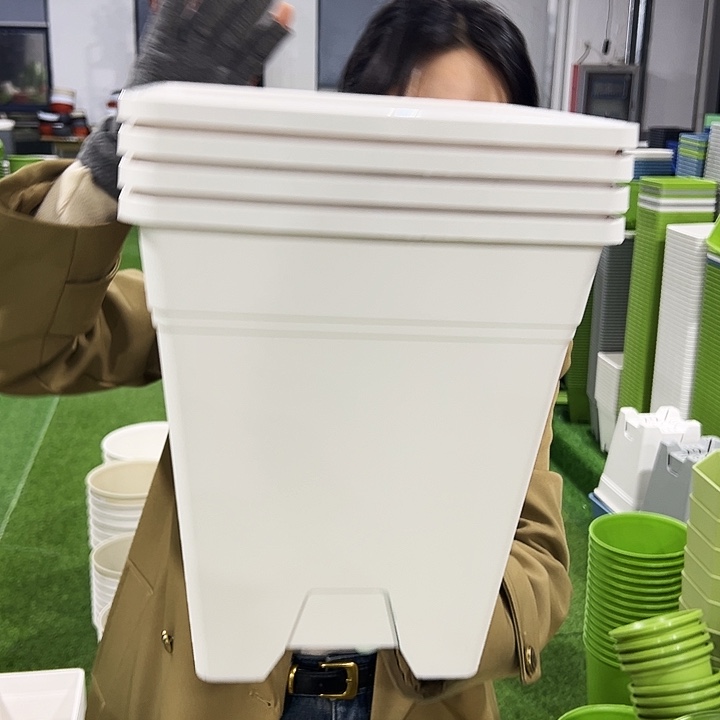 正品方形口26高29.5白色无托3个