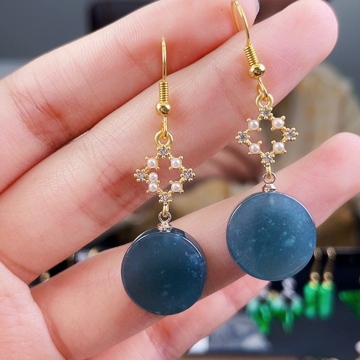 翡翠耳饰未镶嵌饰品