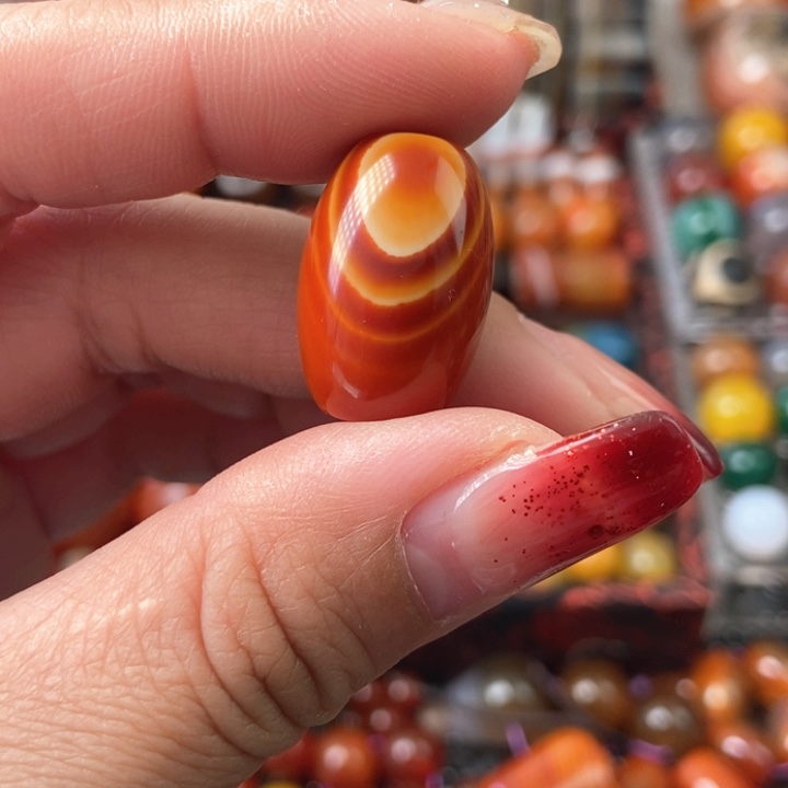 玛瑙/玉髓珠宝半成品未镶嵌缠丝桶一体14加