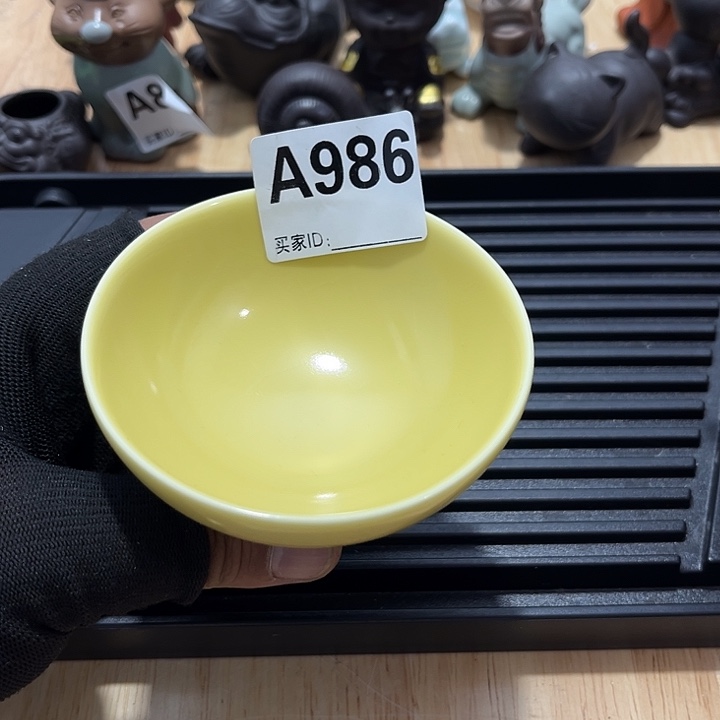 瓷片茶摆件工艺品摆件666