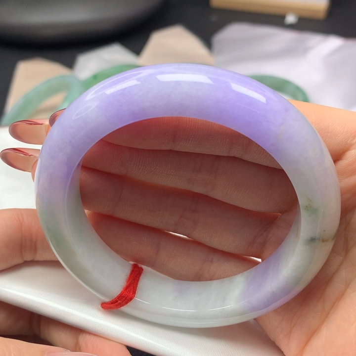 翡翠手镯未镶嵌58正圈