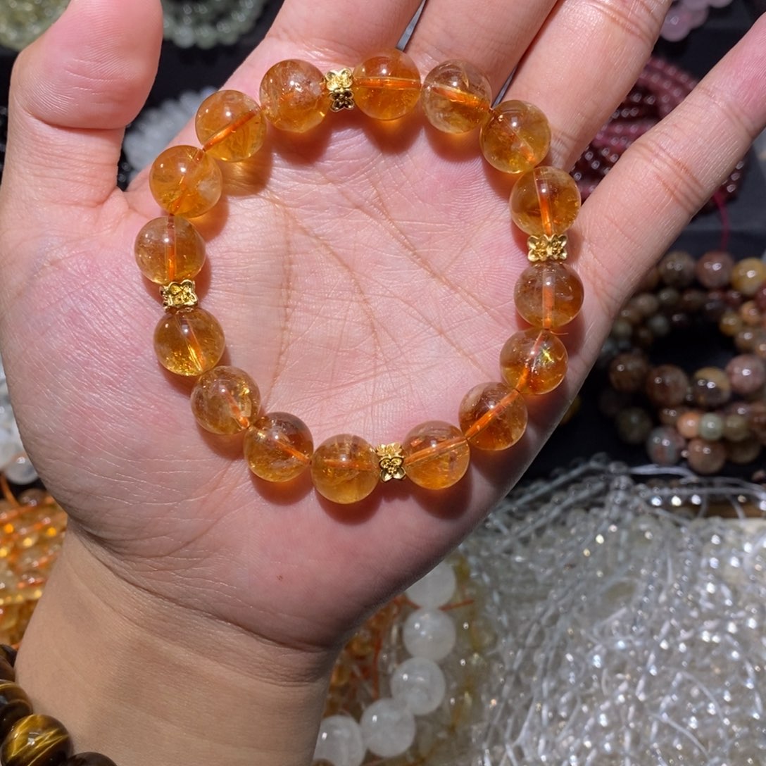 未镶嵌水晶手链金生水起