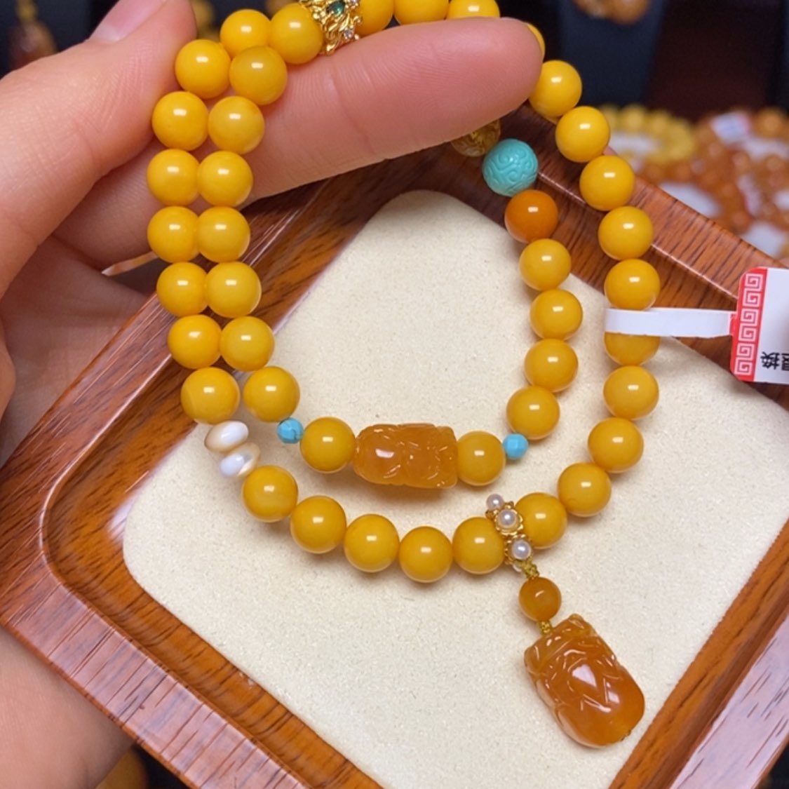 【闪购商品】蜜蜡手链未镶嵌手串