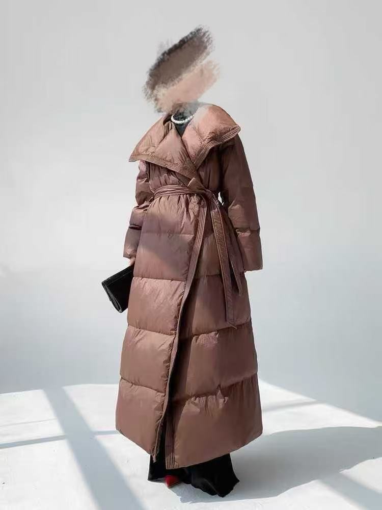 【DANDANTK】长款收腰加厚外套【9555】