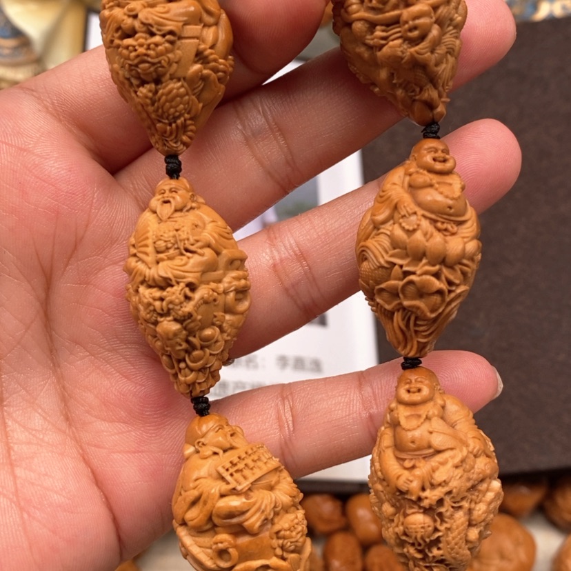【闪购商品】橄榄核吊坠橄榄手工雕刻工艺