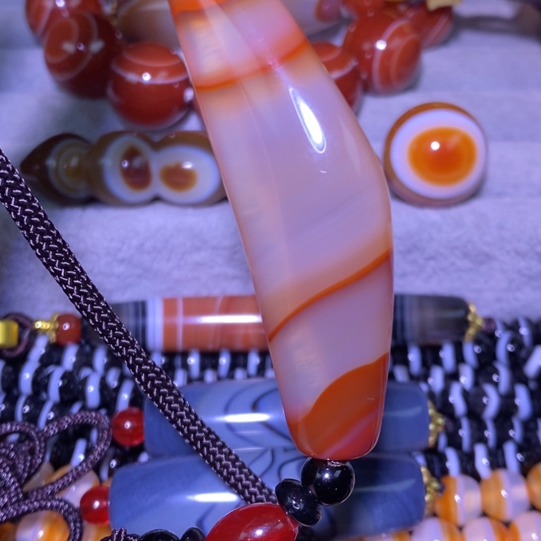 玛瑙/玉髓未镶嵌颈饰