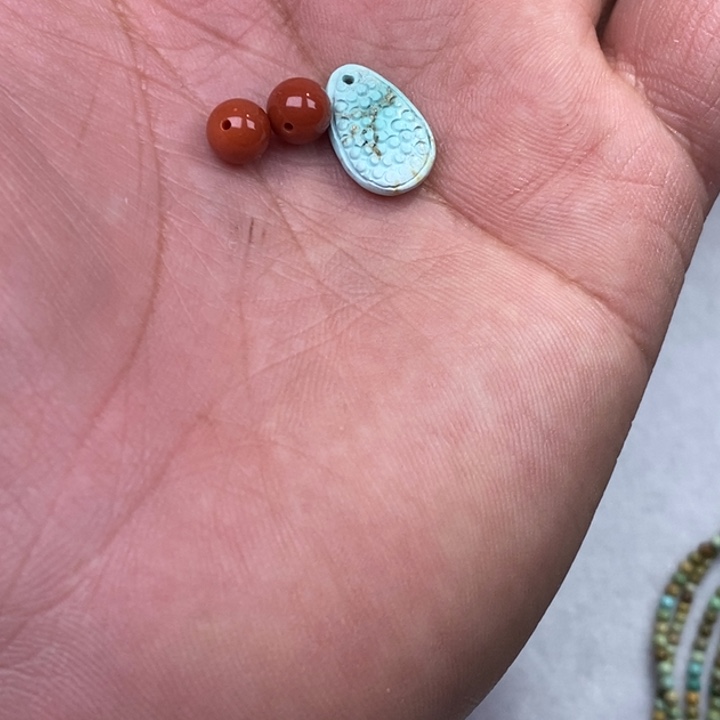 南红玛瑙发饰未镶嵌