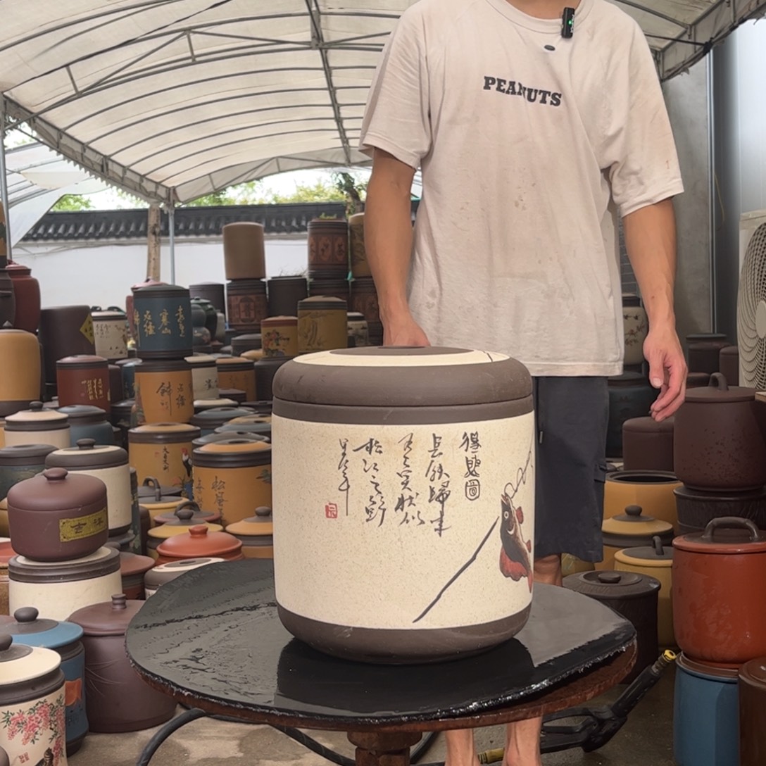 紫砂茶叶罐8 饼茶叶罐