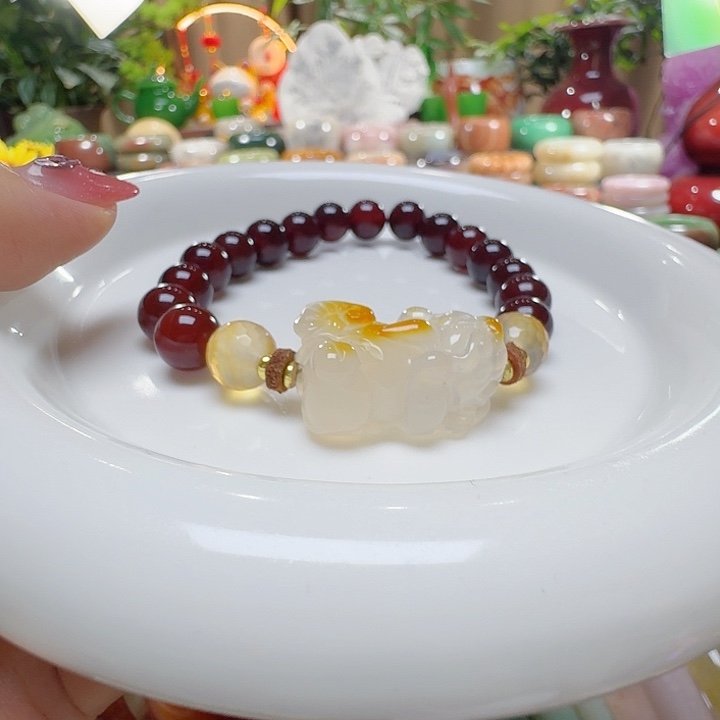 鑫***儿玛瑙/玉髓未镶嵌手串