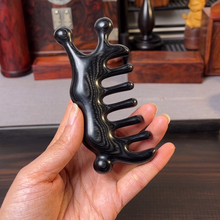 贡木青金木按摩梳子