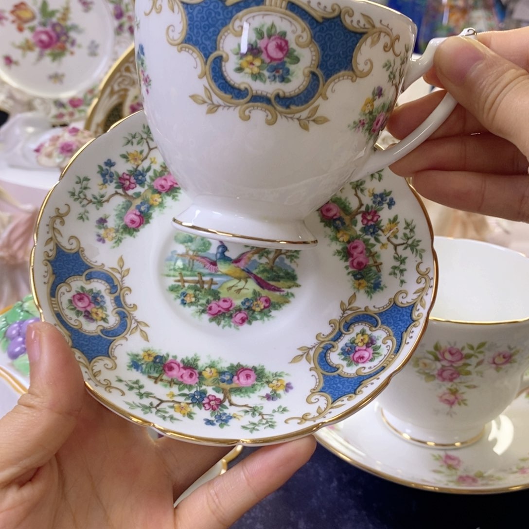 瓷器欧瓷咖啡杯水晶杯