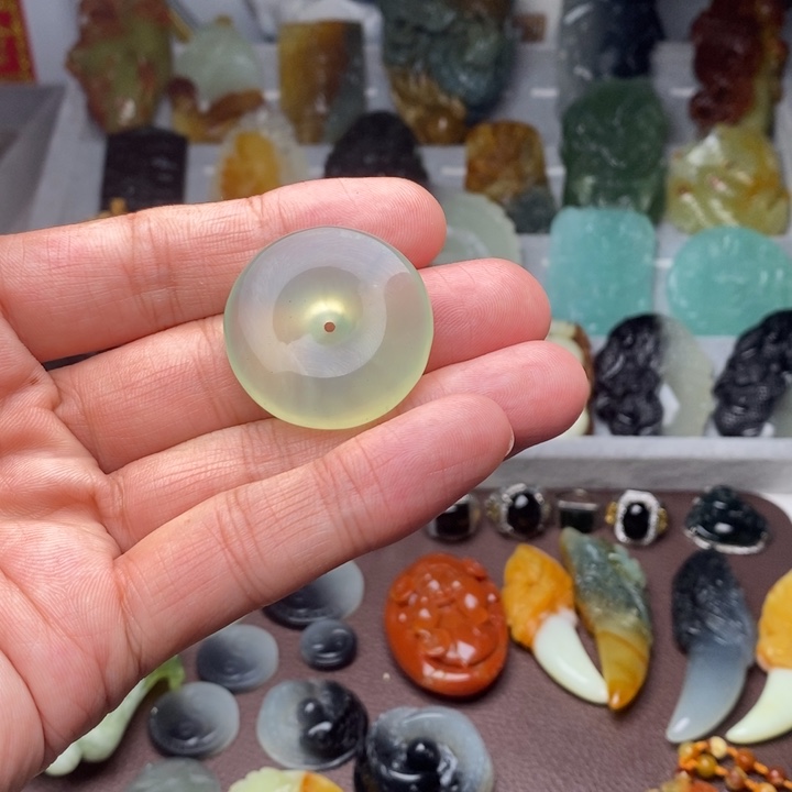 蛇纹石玉手串未镶嵌长****高