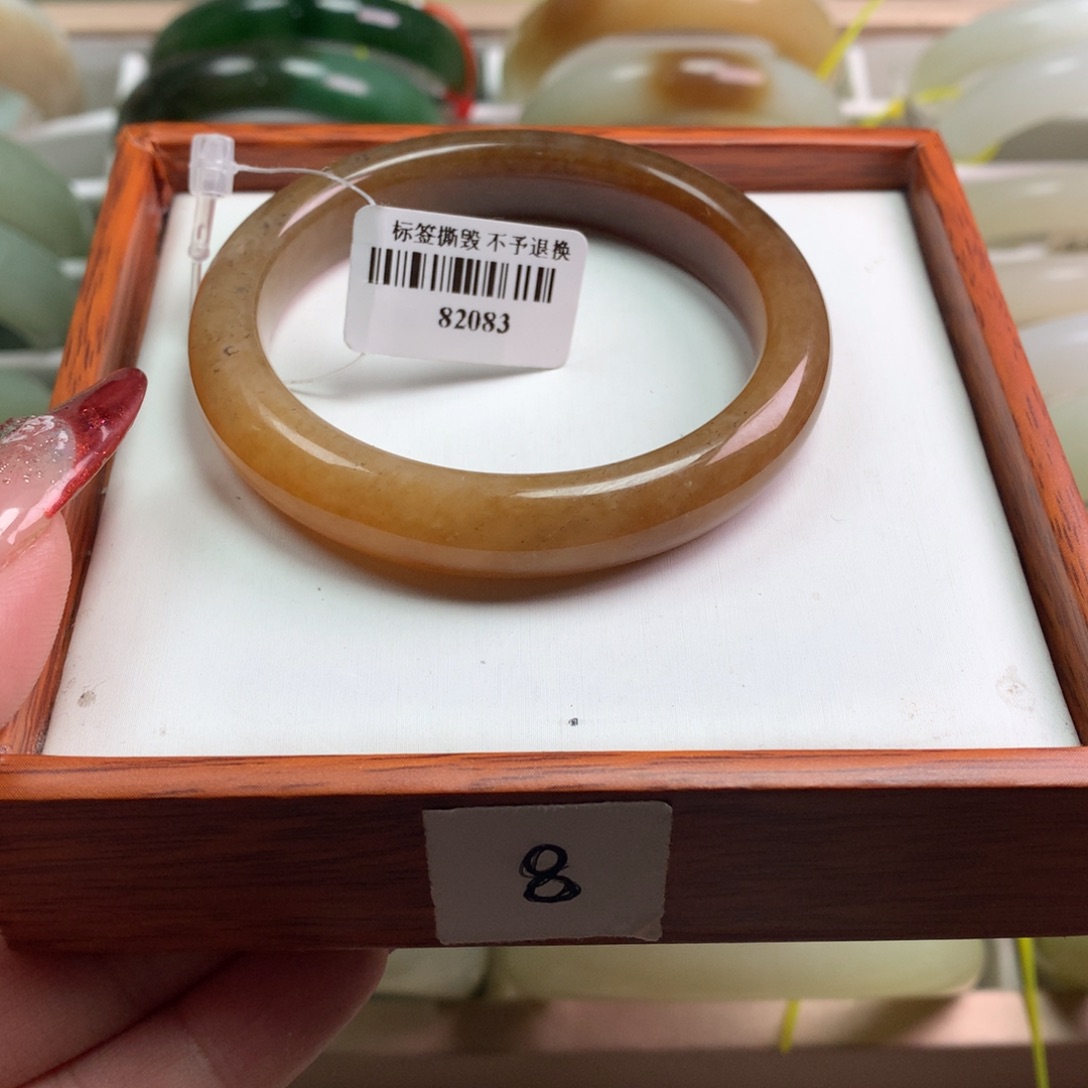 和田玉手镯未镶嵌51