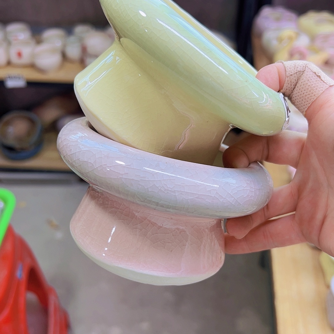 陶瓷花盆当场凑满12包邮