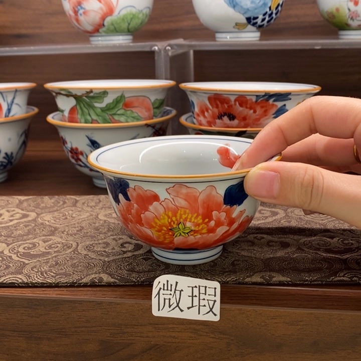 釉下老陶泥手工绘制