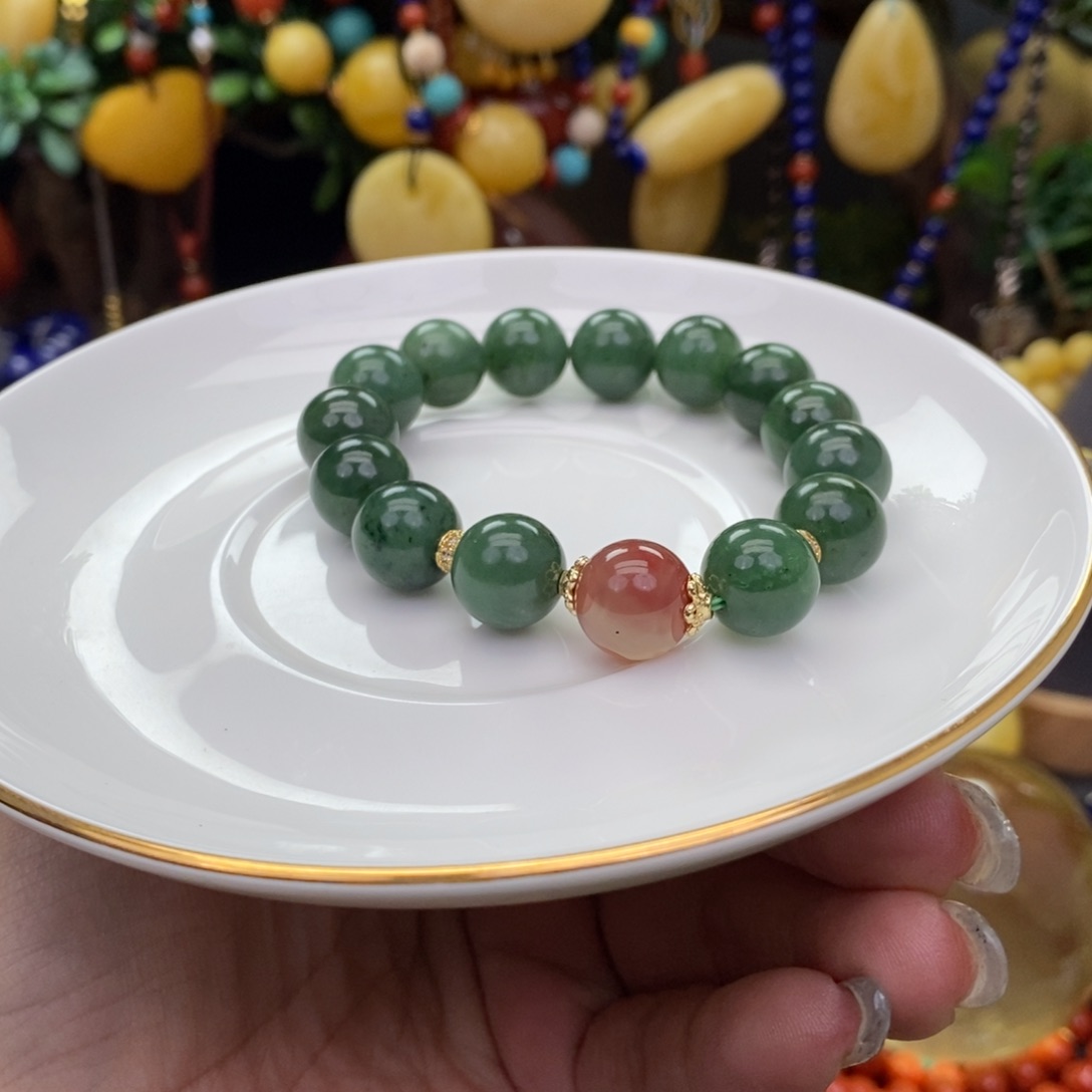 和田玉手链未镶嵌