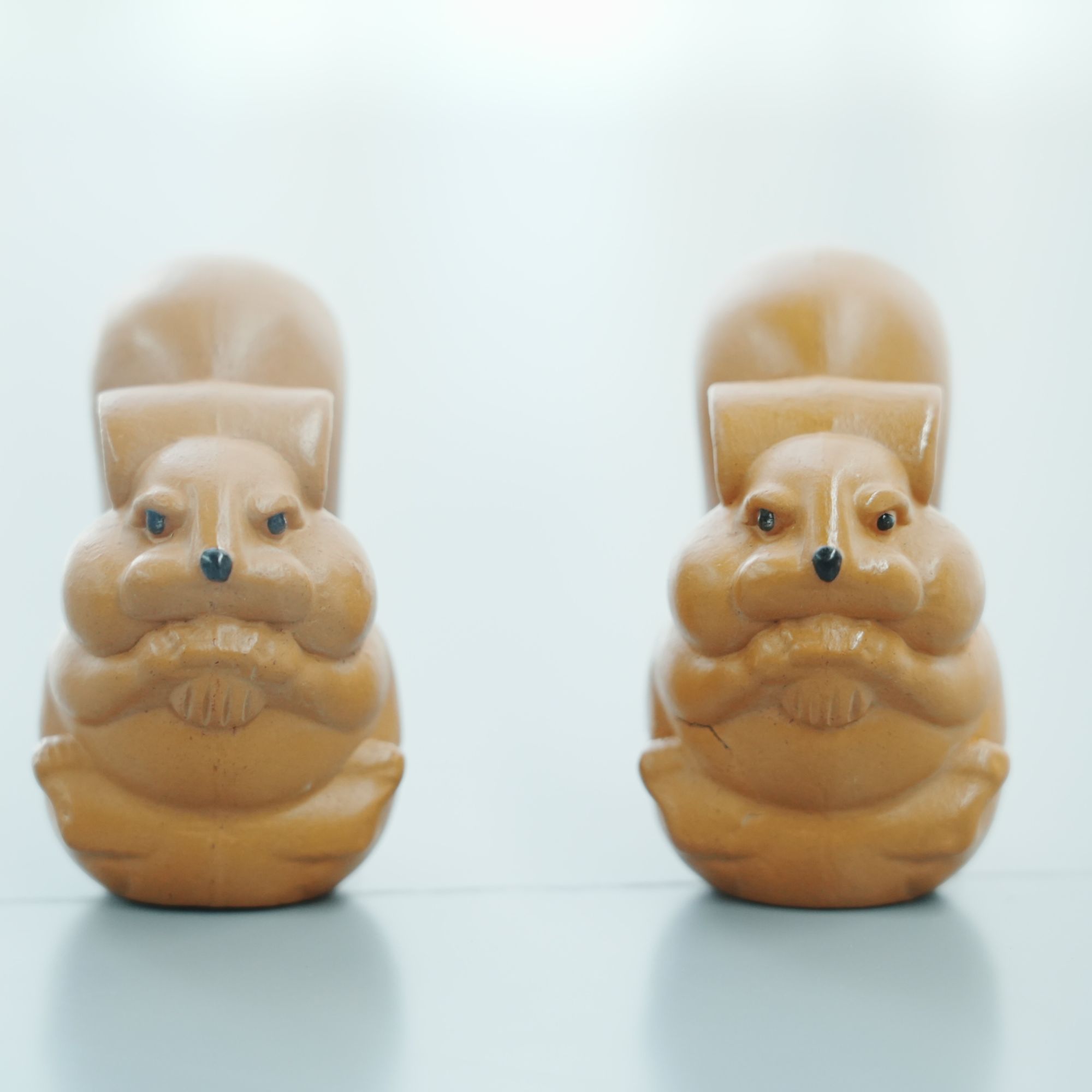 紫砂茶宠仿真松鼠