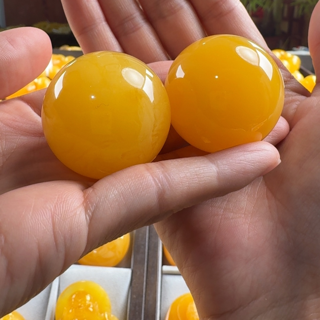 蜜蜡毛衣链未镶嵌