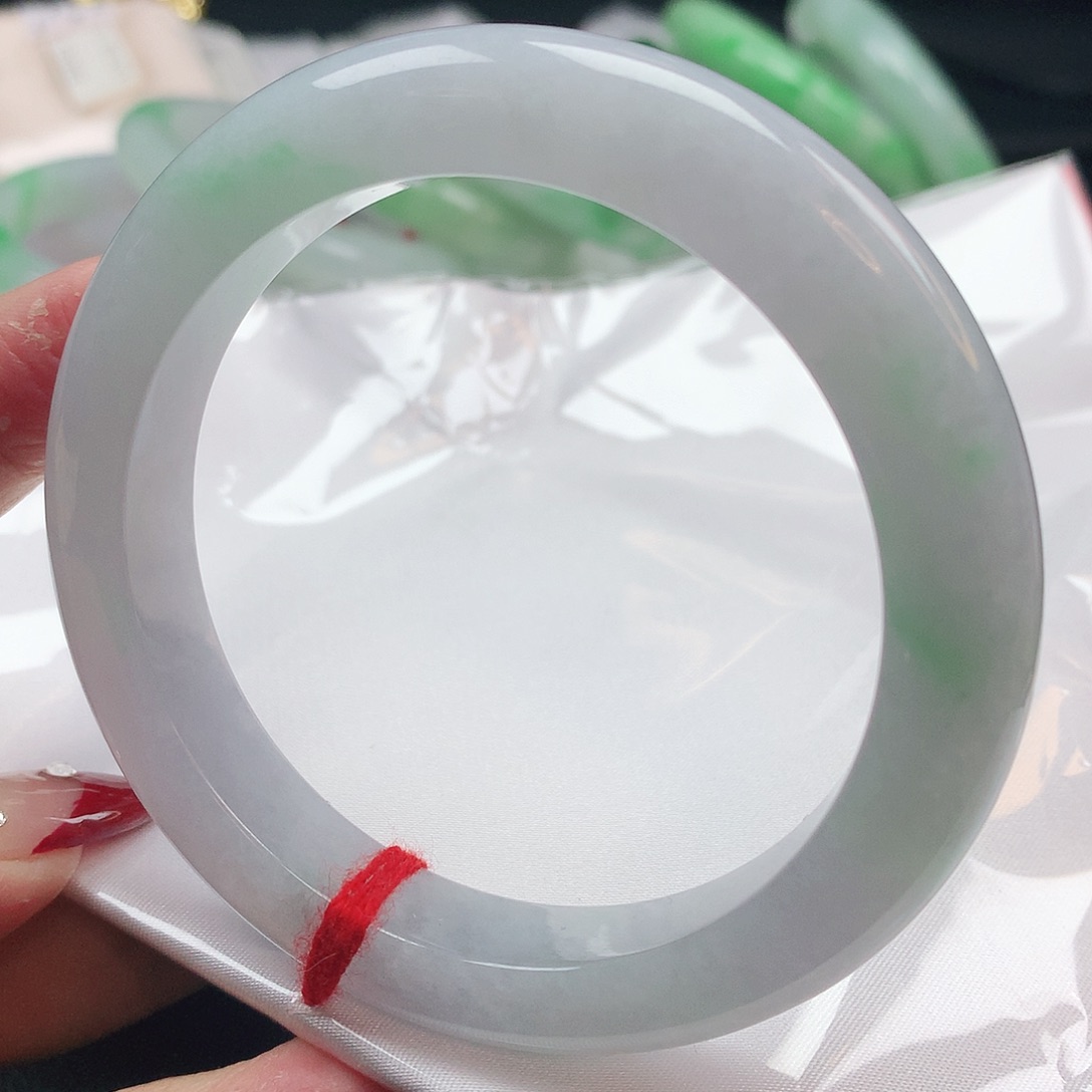 翡翠手镯未镶嵌0014正圈59