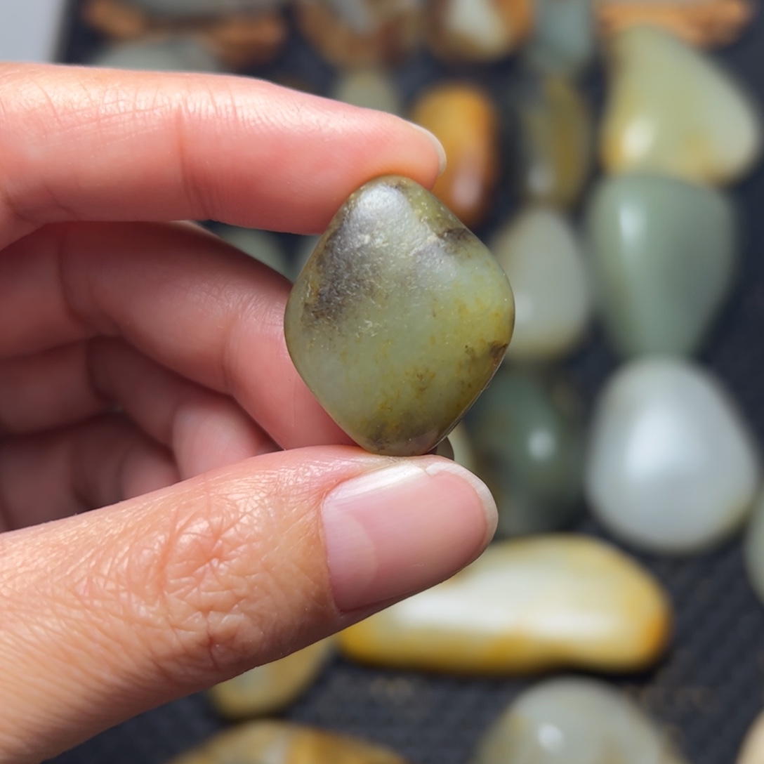 和田玉未镶嵌挂件A26