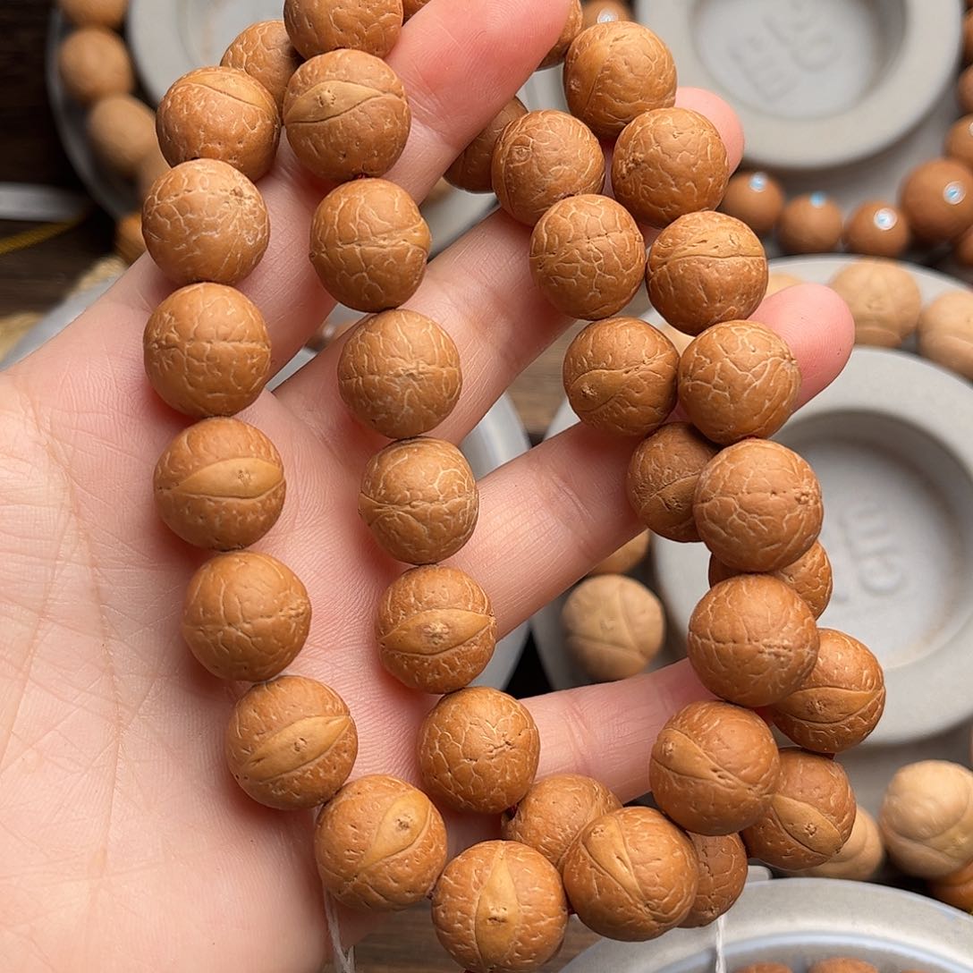 凤眼菩提手串耀*13.5手持