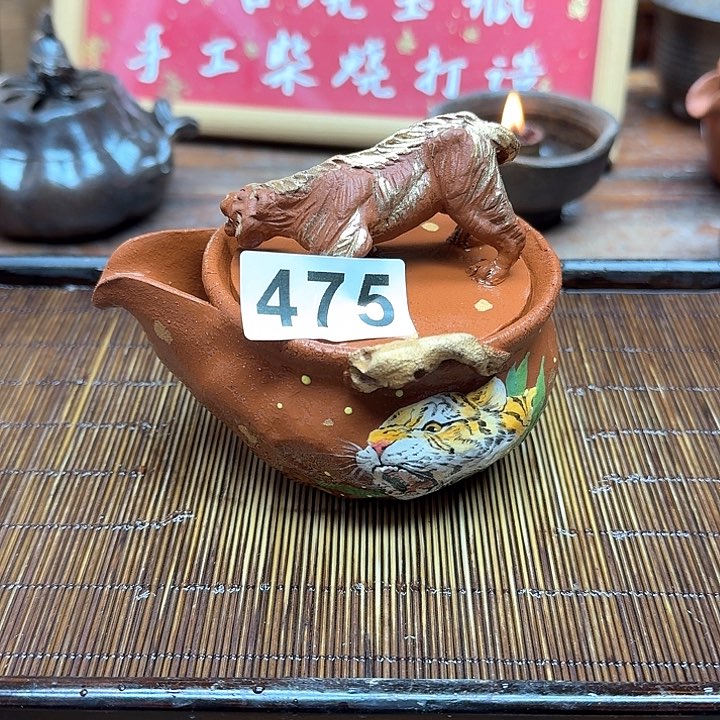 纯手工制作粗陶茶具