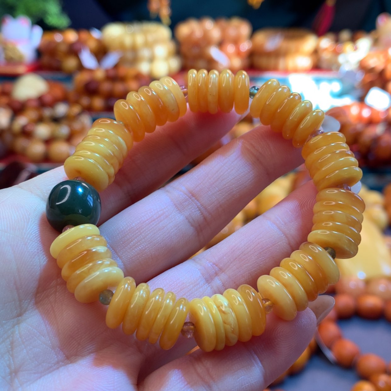 【闪购商品】蜜蜡手串未镶嵌蜜蜡手串