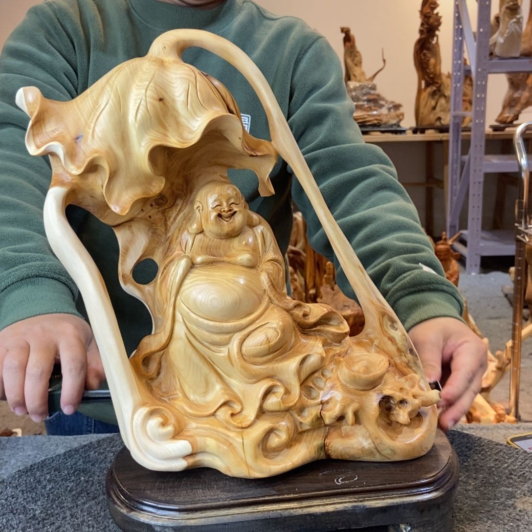 柏木（崖柏）太行崖柏根雕摆件