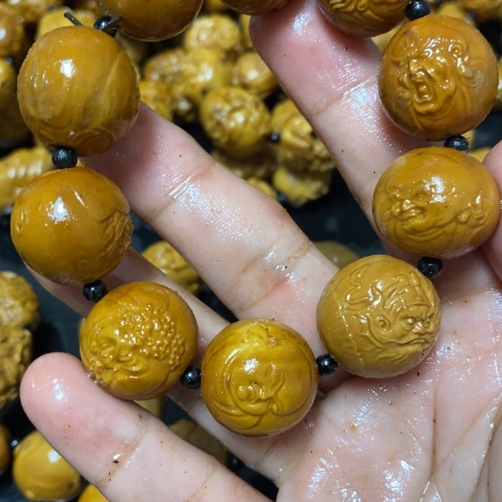 橄榄核手串/手链橄榄微瑕2.0正圆