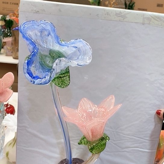 琉璃望*花瓶高25厘米口径5厘米