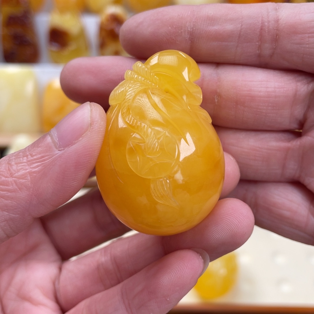 蜜蜡项链未镶嵌17.5克