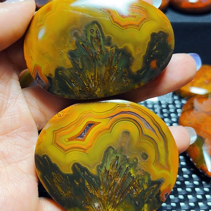 玛瑙/玉髓颈饰未镶嵌捞**鱼