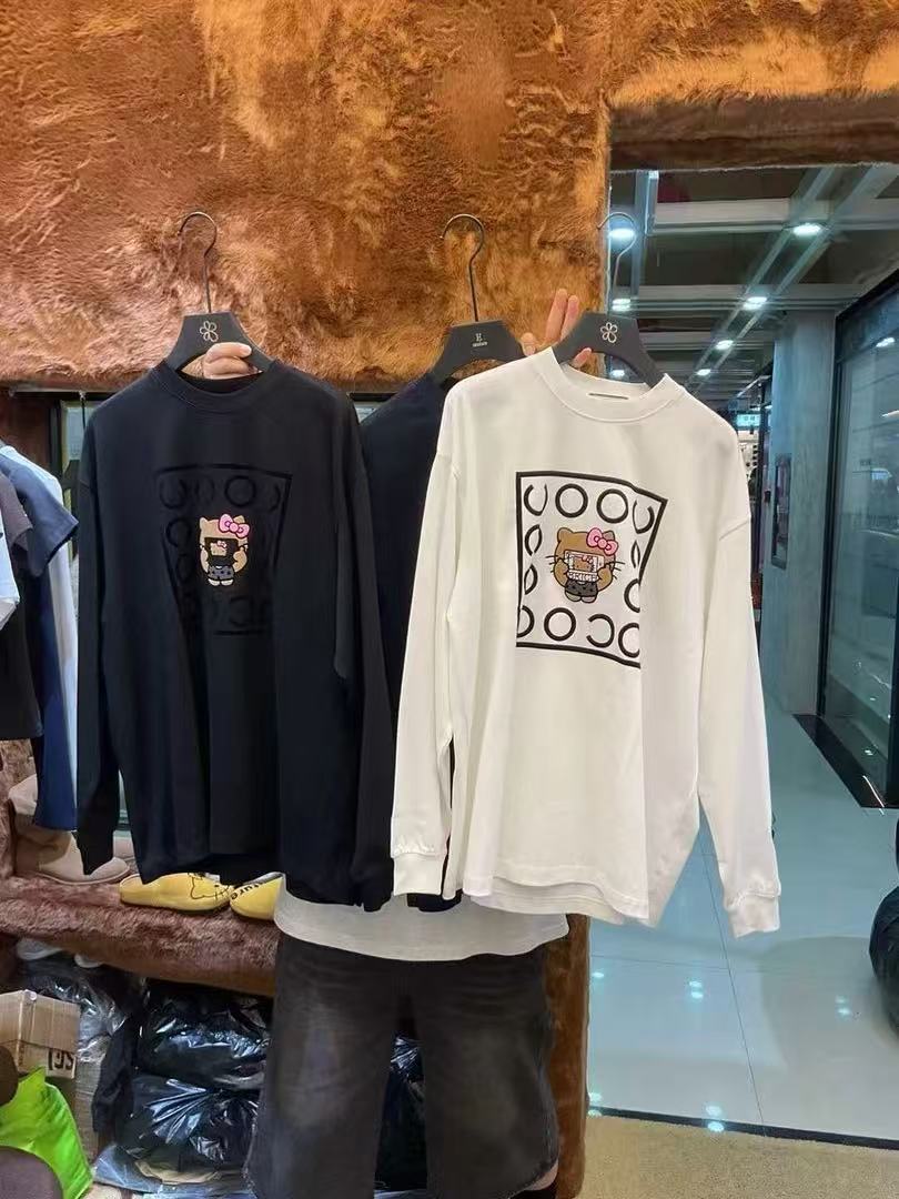 《丫丫推荐款》1080 E家设计款照相猫咪长袖卫衣