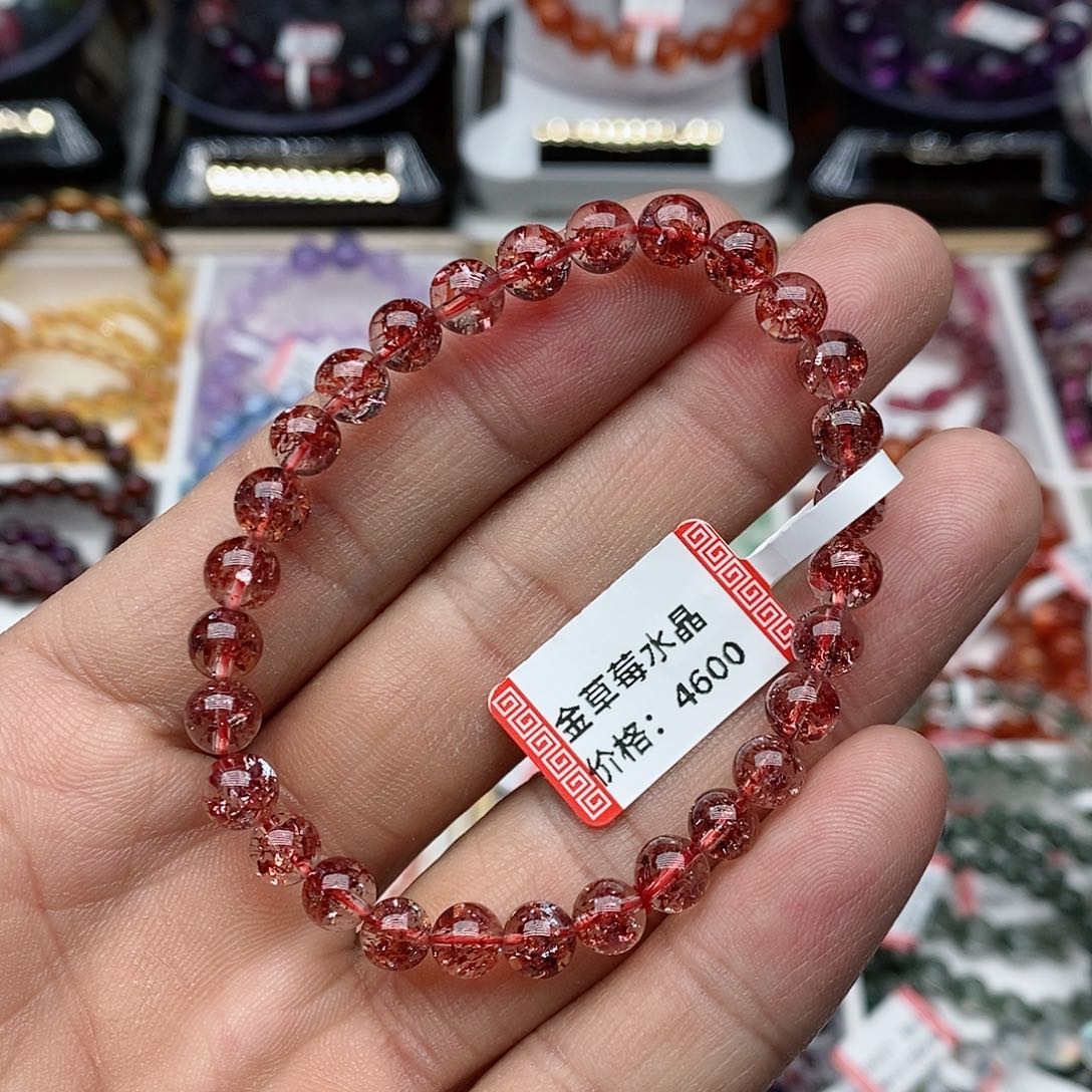水晶手链未镶嵌水晶单圈手链未镶嵌