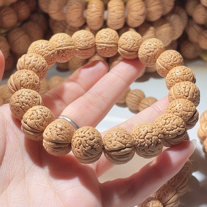 无***殇吊坠桃核桃核手串玲珑塔37