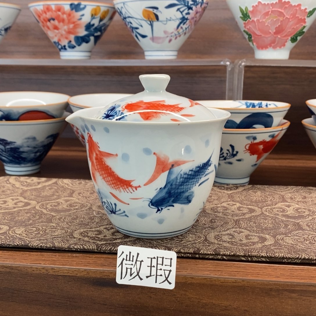 釉下彩手工绘制手工绘制