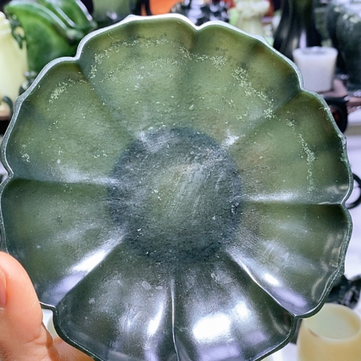 【闪购商品】和田玉摆件未镶嵌果盘