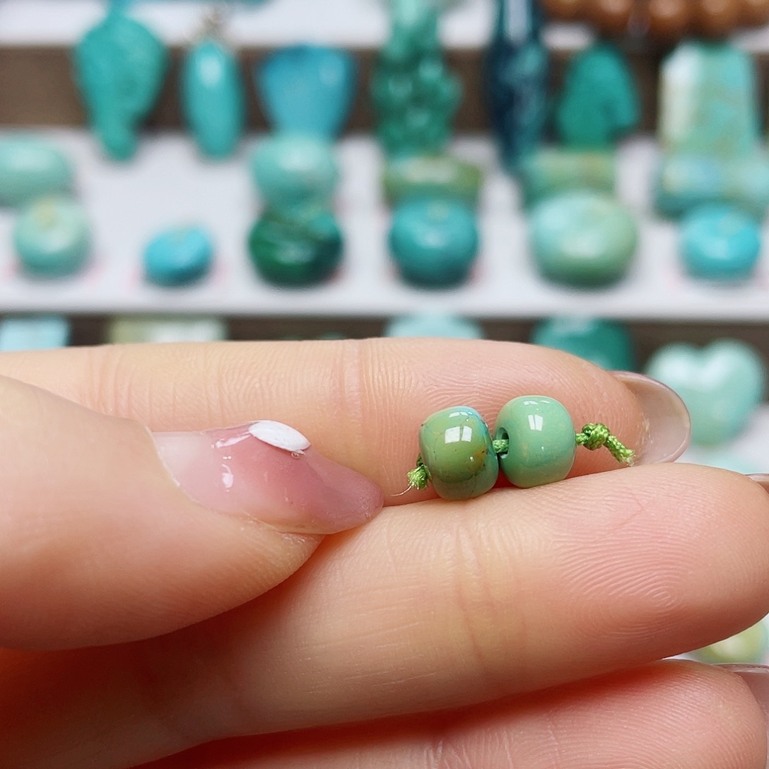 看****绿松石未镶嵌挂件