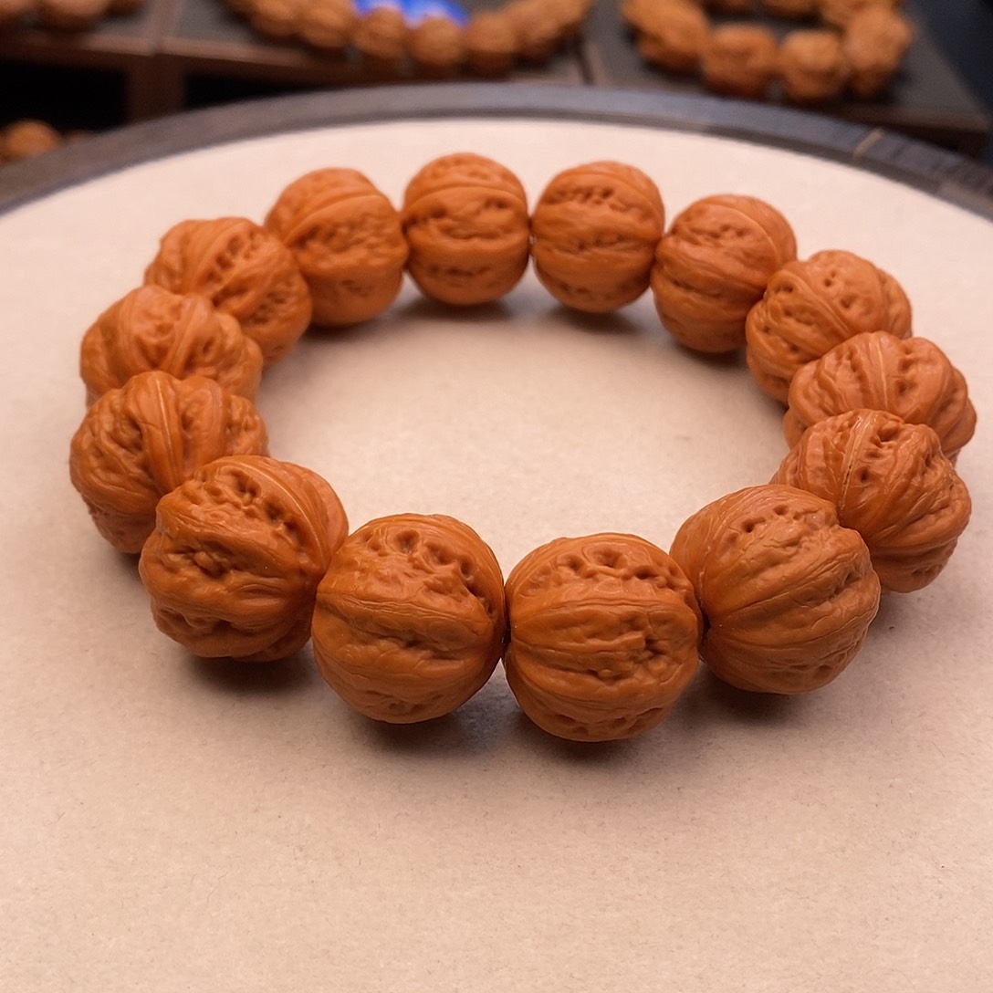 手串文玩核桃粗筋22磨盘