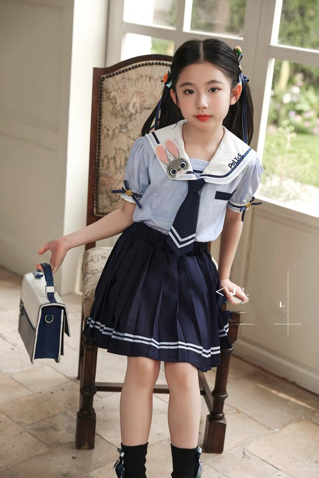 淇姿编码500-530扣号链接2025女童春夏季JK学院风童装