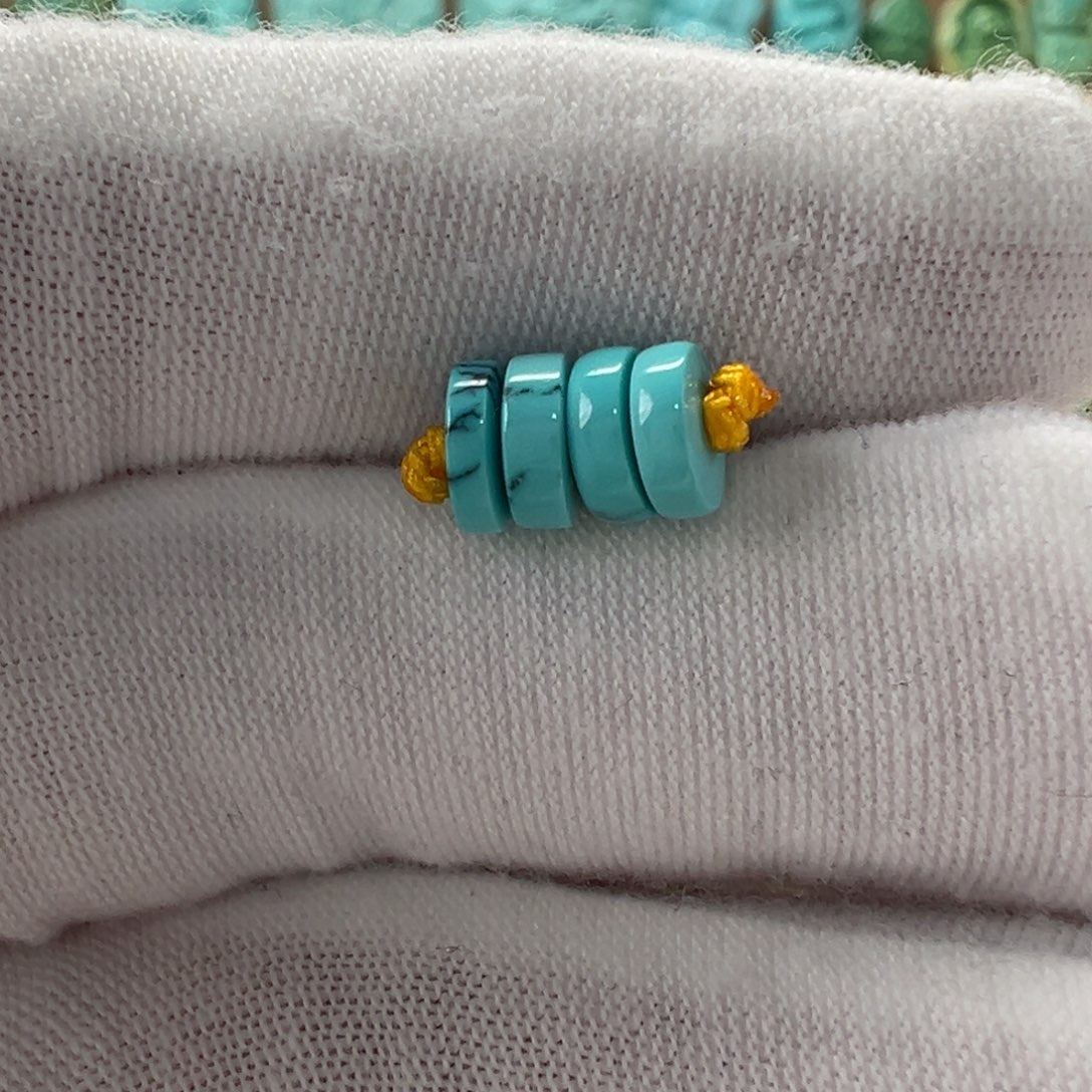 未镶嵌绿松石隔片6mm