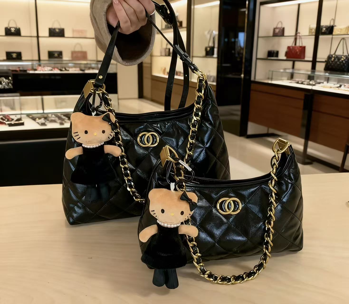 时尚&18280冬季新款时尚女包女士网红百搭小众手提单肩包 