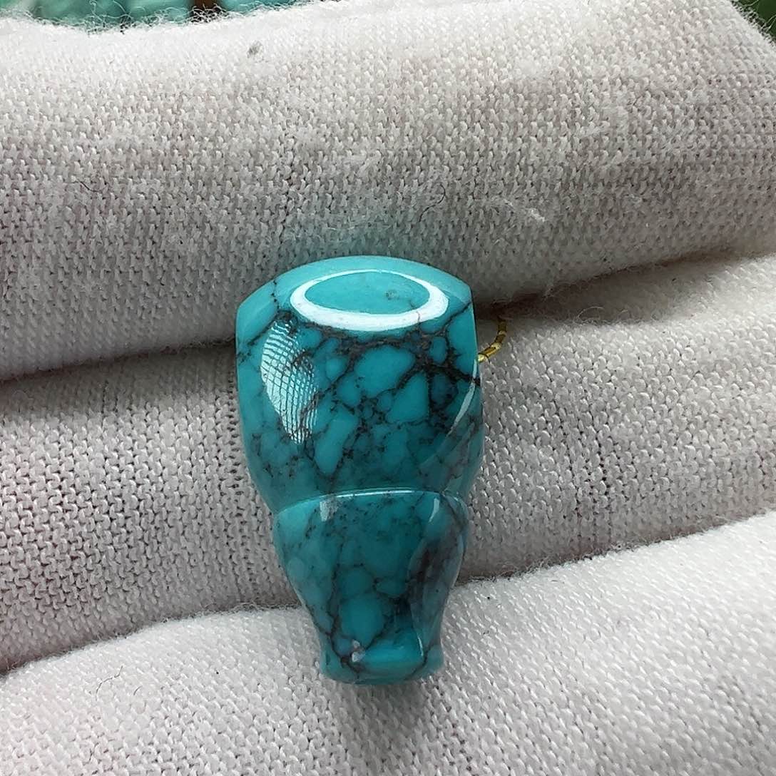 绿松石三通 未镶嵌