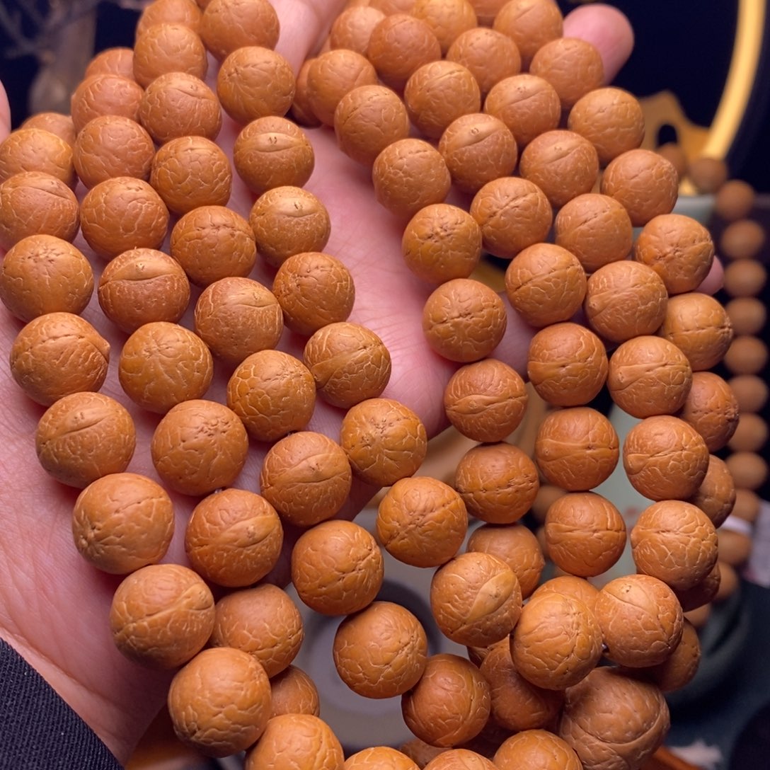 凤眼菩提手串12.5➕脖挂108新籽