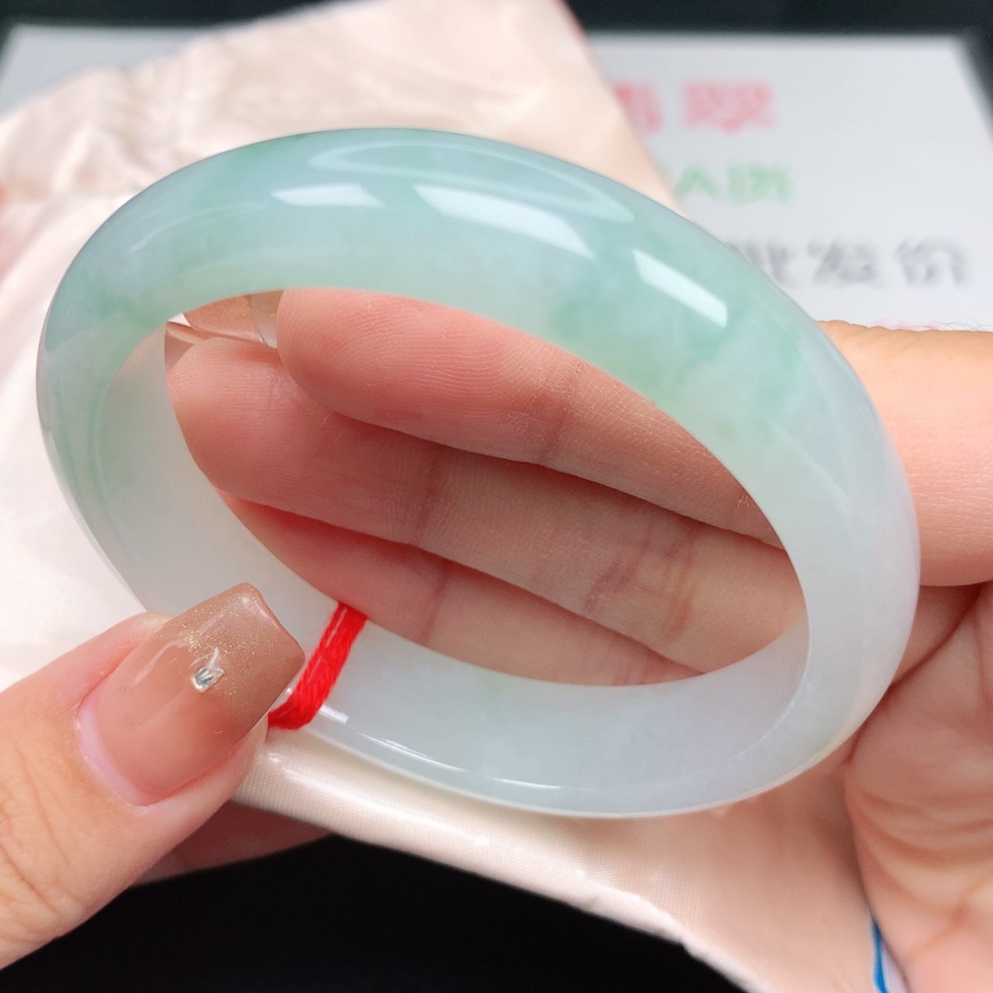 未镶嵌手镯翡翠56正圈