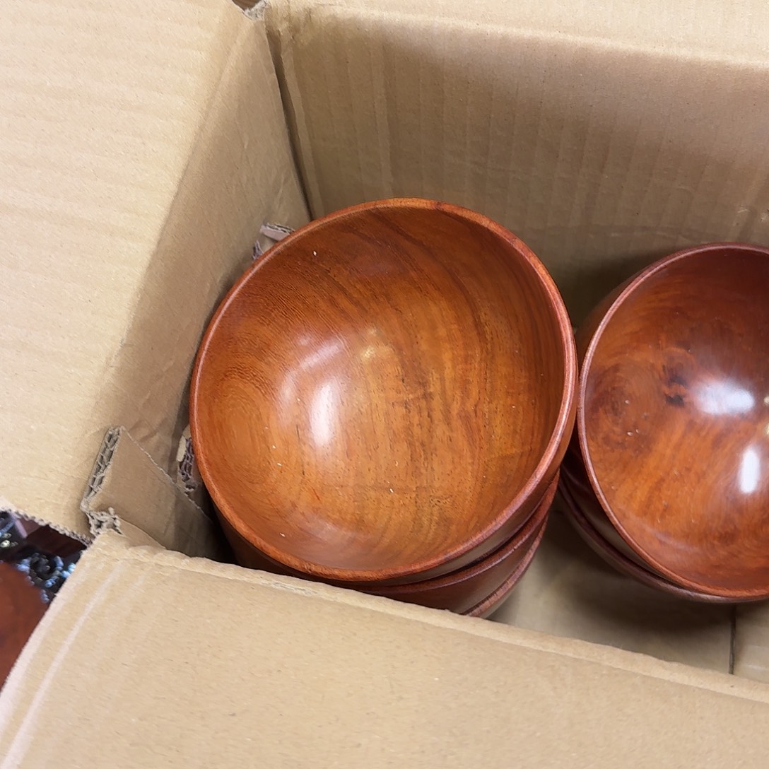 大果紫檀（缅甸花梨）木碗