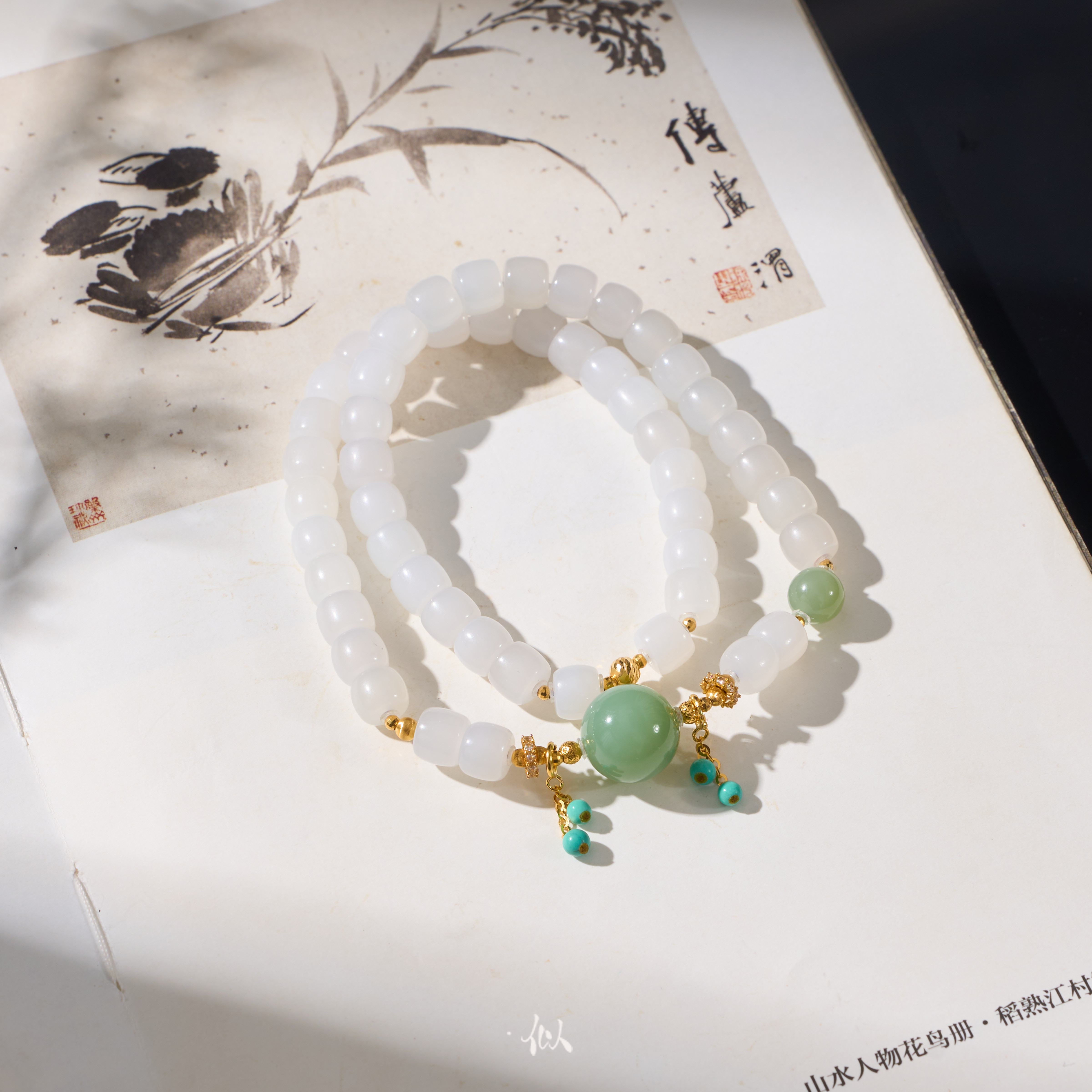 L【凝韵】·似梓珠宝· 18K白玉多圈  多样性发一 XYGD371262-C