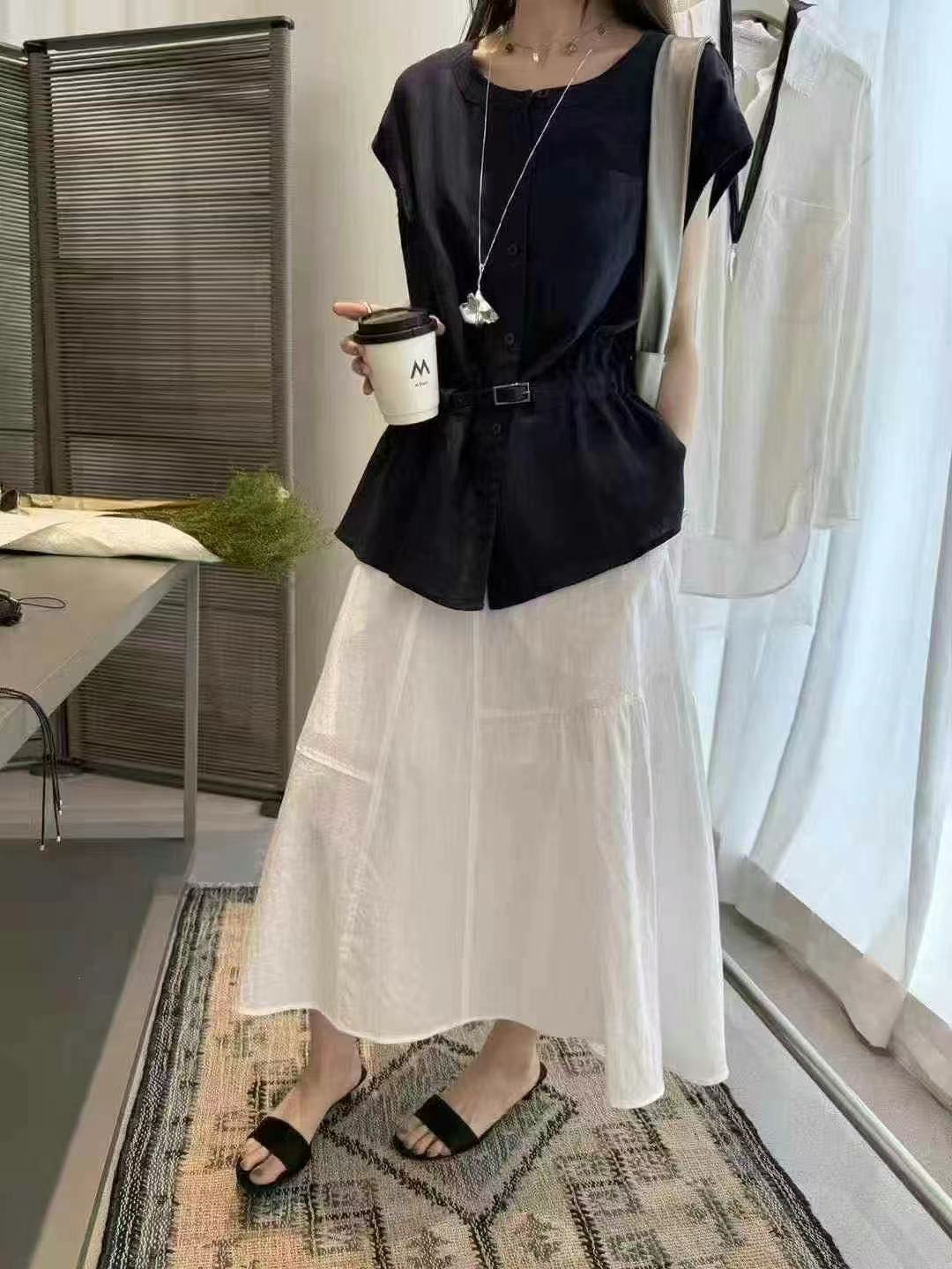 1350新款收腰款显瘦洋气款时尚百搭半袖