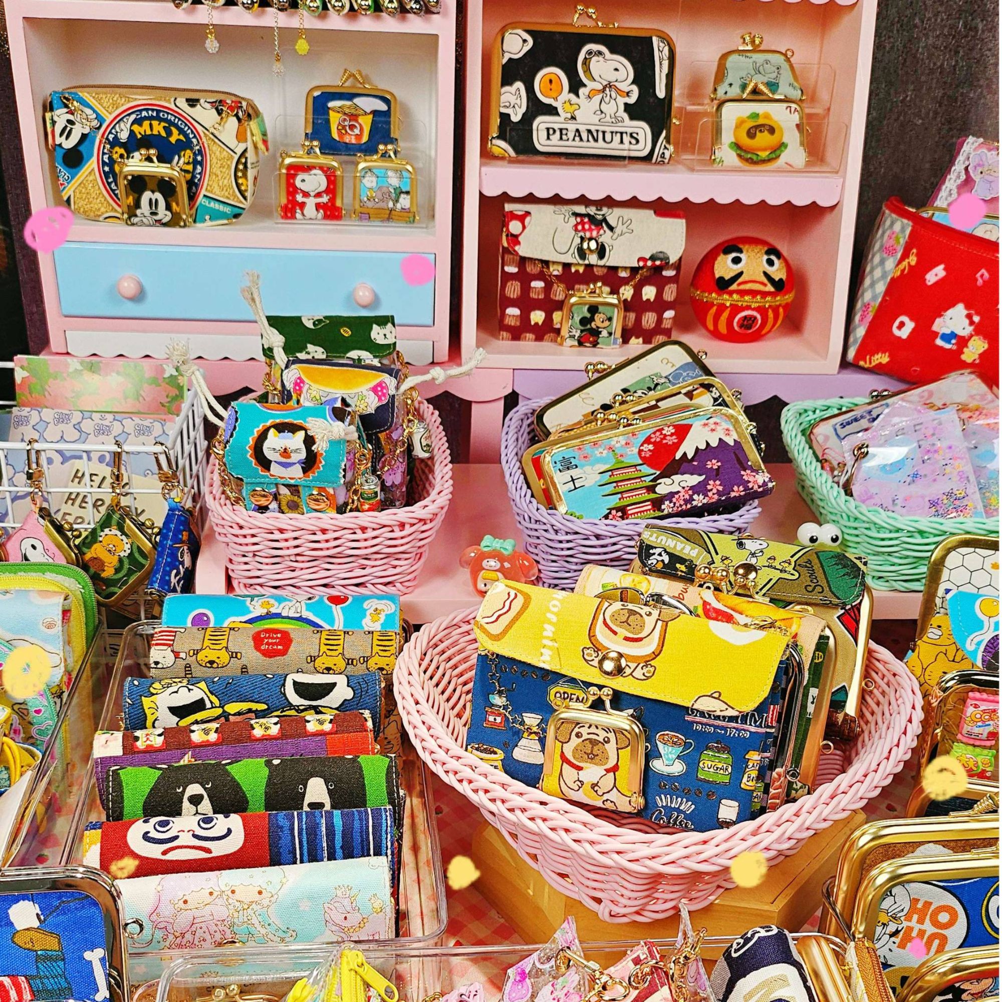 虫虫生活（进口面料手工制作）手拿包背包托特钱包