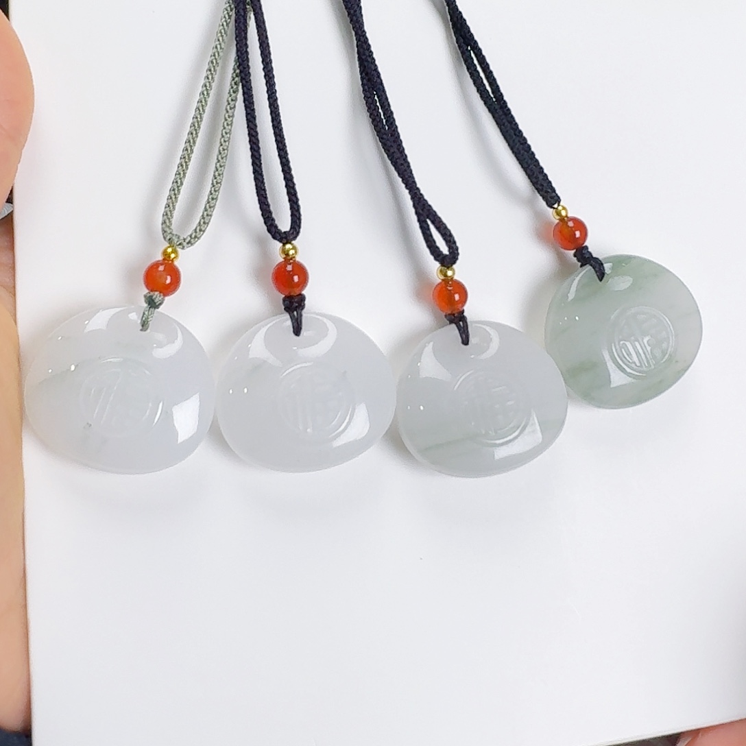 石英质玉未镶嵌颈饰福牌多样性发其一